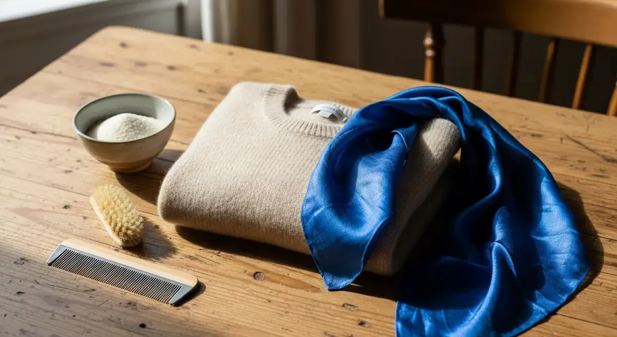 Die pflege von hochwertigen materialien wie kaschmir und seide